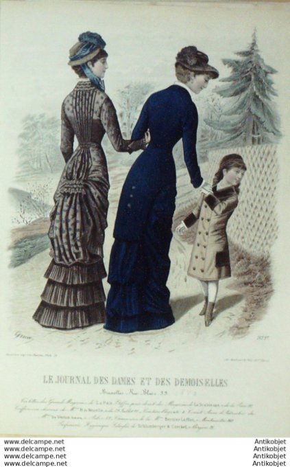 Journal des Dames Demoiselles 1880 # 1679 (Maison Scabieuse)