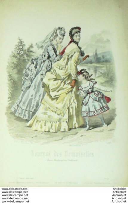 Journal de Demoiselles 1869 # 3699