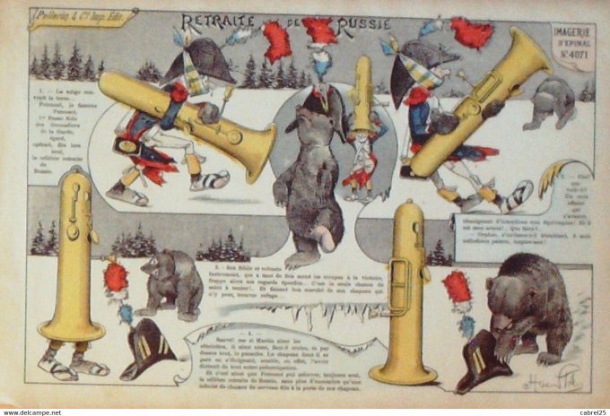 Retraite  de Russie (Pellerin d'epinal) H.De Sta