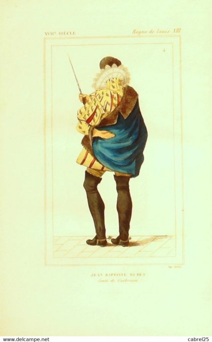 Budes Jean Baptiste Comte De Guebriant 17ème 1852