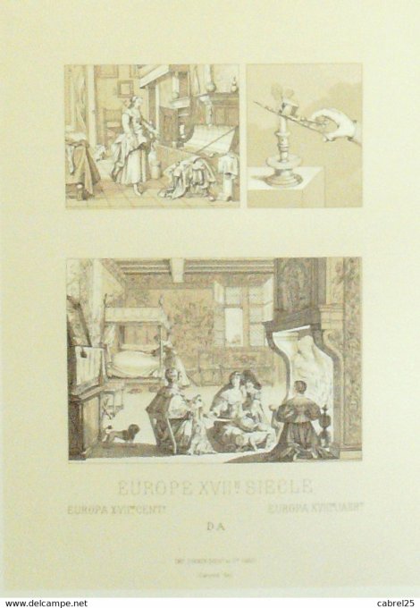 Objet Chambre à coucher Louis XIII Garde robe chandelier