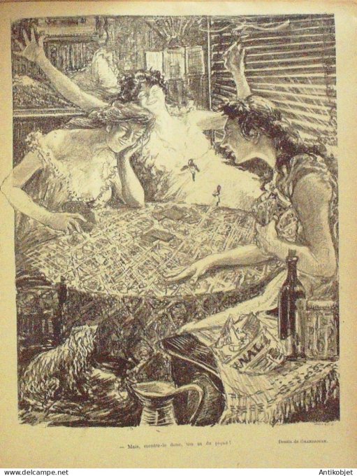 Le Rire 1902-01-11 # 375 Journal humoristique Ed.Originale Trepidations