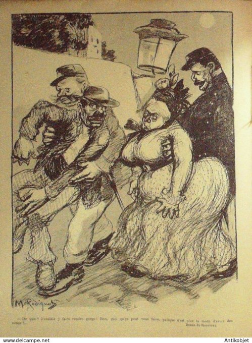 Le Rire 1902-01-11 # 375 Journal humoristique Ed.Originale Trepidations