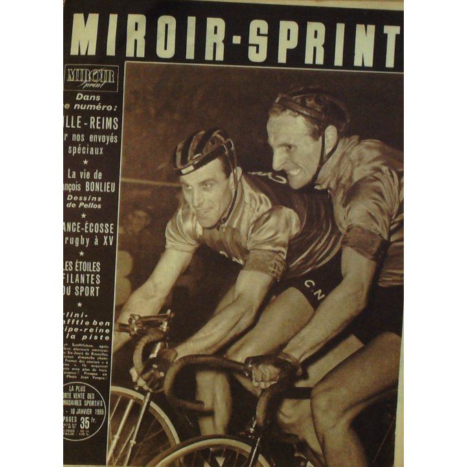 Miroir Sprint 1955 n° 448 10/01 FRANCE ECOSSE KOPA CHEFDHOTEL BONLIEU BLIDA SENTFFLE