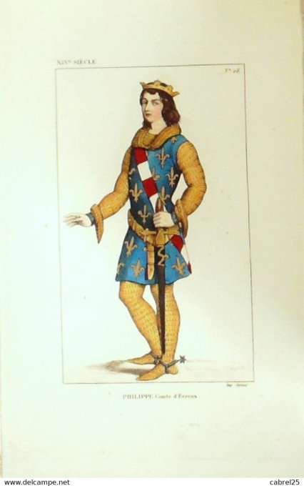 Philippe Comte d'Evreux 15ème 1852