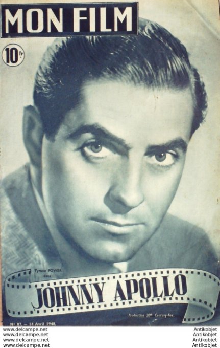 Johnny Apollo Tyrone Power Dodothy Lamour Lloyd nolan