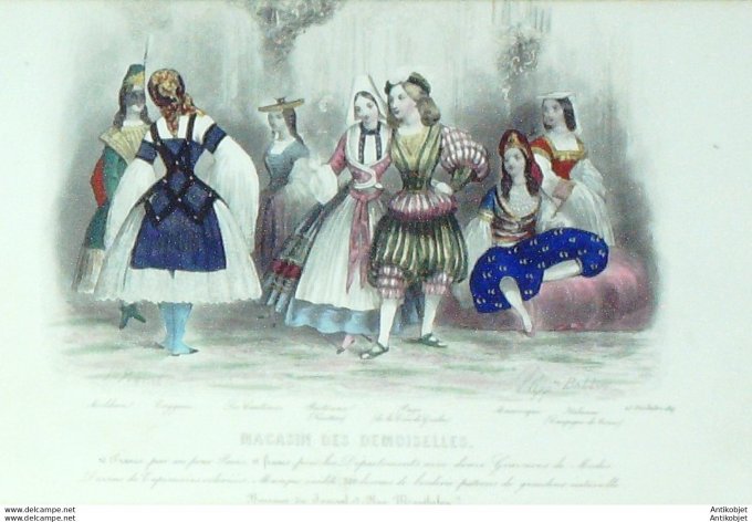 Magasin des demoiselles 1847 # 12 Travestissements