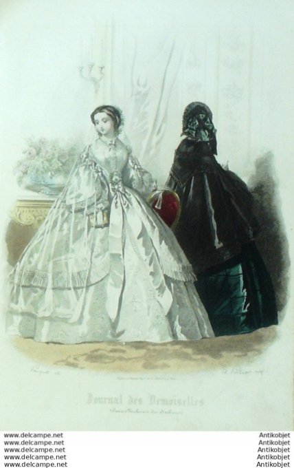 Journal de Demoiselles 1857 # 04 Mariée
