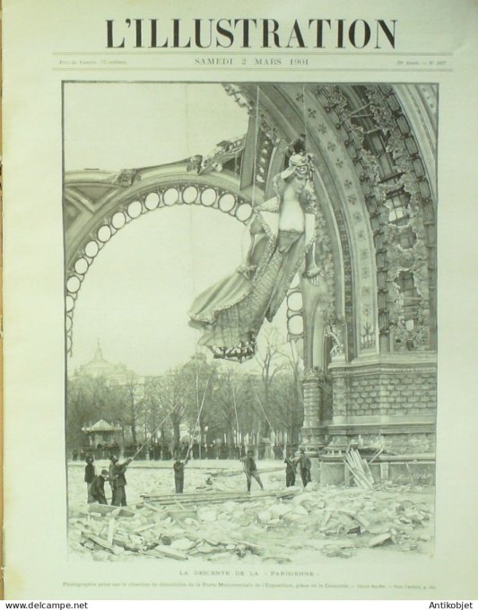 L'illustration 1901 n°3027 Montceau (71) La Seyne Agay Théoule Napoule (83) île de la Réunion S-Pier