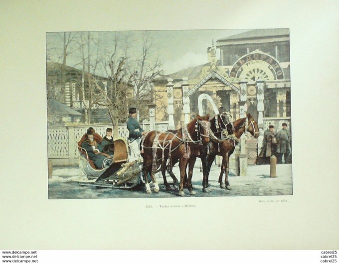 Russie MOSCOU TROIKA D'HIVER