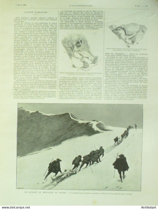 L'illustration 1901 n°3027 Montceau (71) La Seyne Agay Théoule Napoule (83) île de la Réunion S-Pier