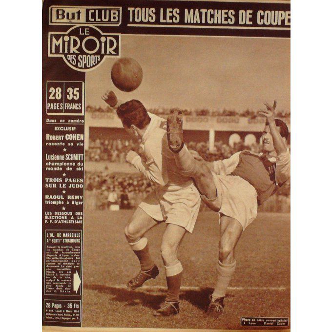 Miroir des Sports 1954 n° 449 8/03 REMY PRATESI HILAIRE VEY LEOCAT AUBERT SCHMITT