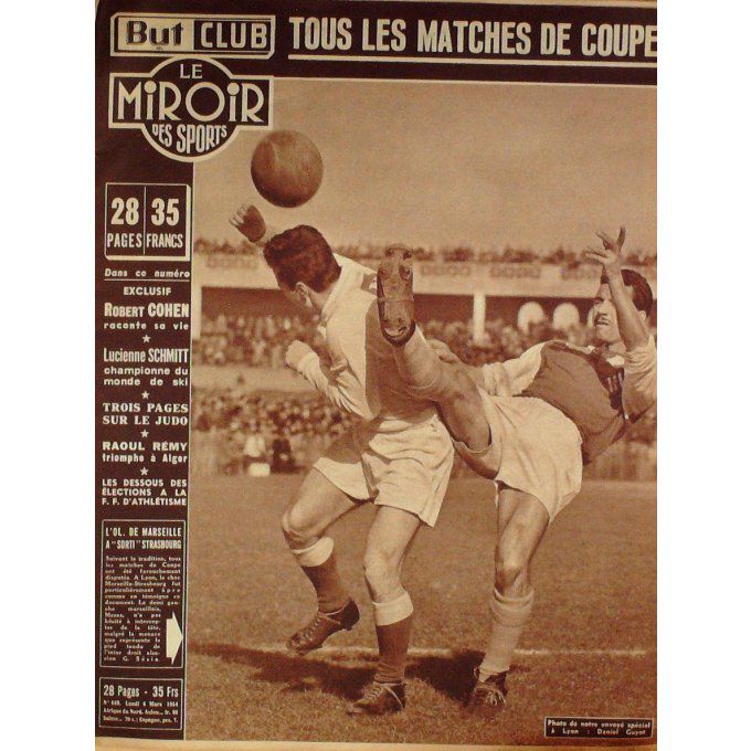 Miroir Des Sports 1954 #  449 8 Mar Remy Pratesi Hilaire Vey Leocat Aubert Schmitt