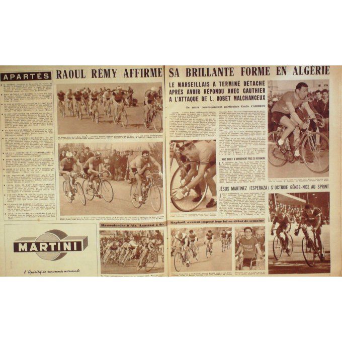 Miroir des Sports 1954 n° 449 8/03 REMY PRATESI HILAIRE VEY LEOCAT AUBERT SCHMITT