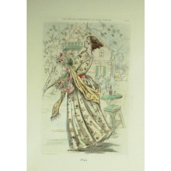 Mode Féminine époque 1844 (H.Boutet)