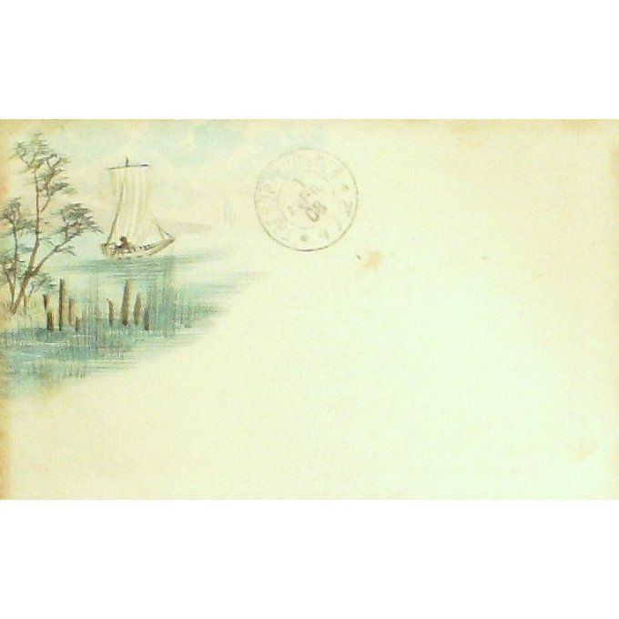 Carte Postale Japon pêcheur 1908