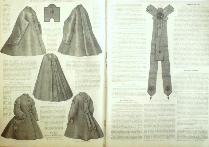 Journal Mode illustrée 1865 # 44 Paletots