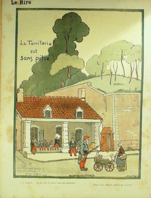 Le RIRE rouge 1915 n° 44 Bils Delaw Roussau Laborde Pavis Métivet Vidaillet