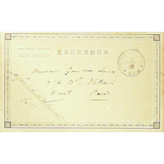 Carte Postale Japon pêcheur 1908