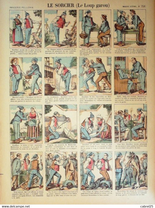 Le Sorcier Le Loup Garou (Pellerin d'epinal)