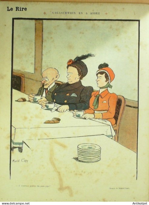 Le Rire Rouge 1915-07-24 #  36 Journal humoristique Ed.Originale Guillaume