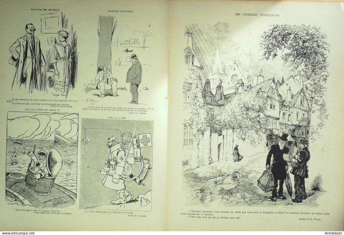 Le Rire Rouge 1915-07-24 #  36 Journal humoristique Ed.Originale Guillaume