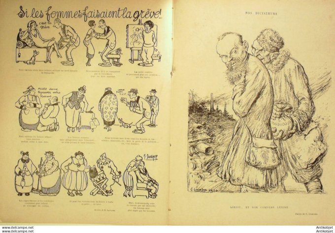 Le Rire 1920-06- 5 #  70 Journal humoristique Ed.Originale Dictateur Loriot