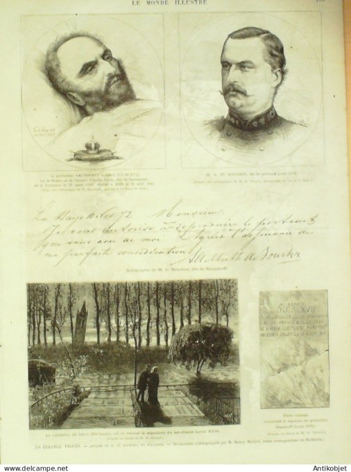 Le Monde illustré 1873 n°857 Algérie Bone Palais de Justice incendie Autriche Types Suisse Genève