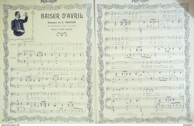 Paris qui chante 1905 n°129 Perret Liane D'eve Bérard Montoya Monniess Boyer