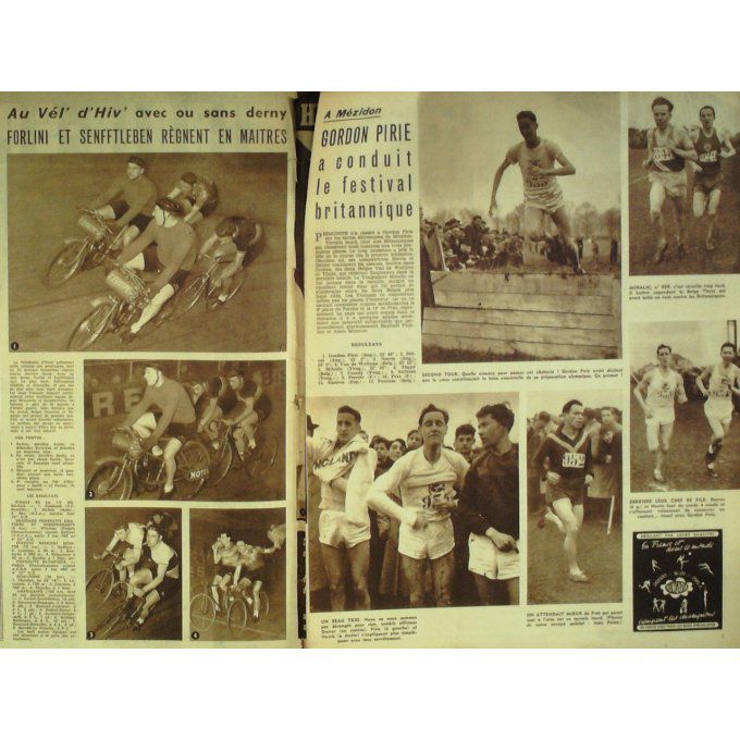 Miroir Sprint 1955 #  450 24 Jan Prat France Irlande Marie Pirie Forlini Stenfftleben