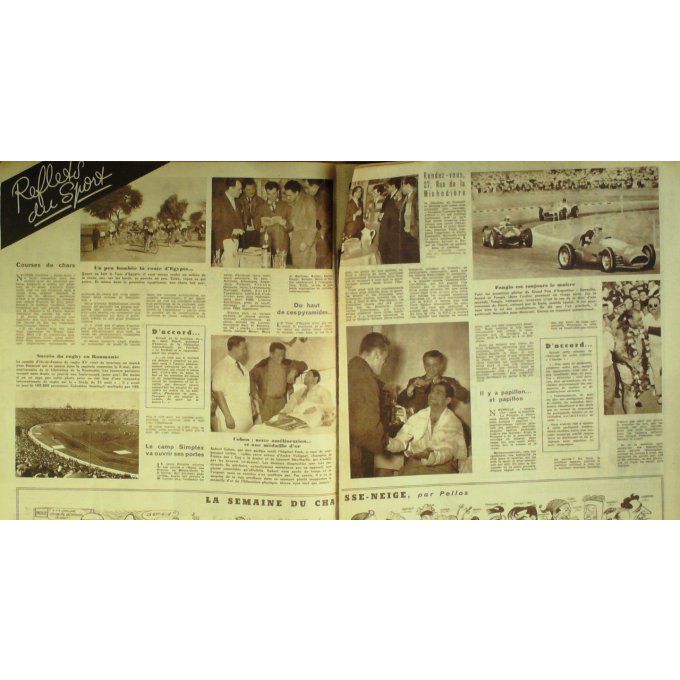 Miroir Sprint 1955 #  450 24 Jan Prat France Irlande Marie Pirie Forlini Stenfftleben