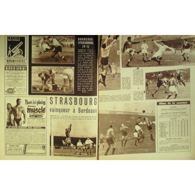 Miroir Sprint 1955 #  450 24 Jan Prat France Irlande Marie Pirie Forlini Stenfftleben