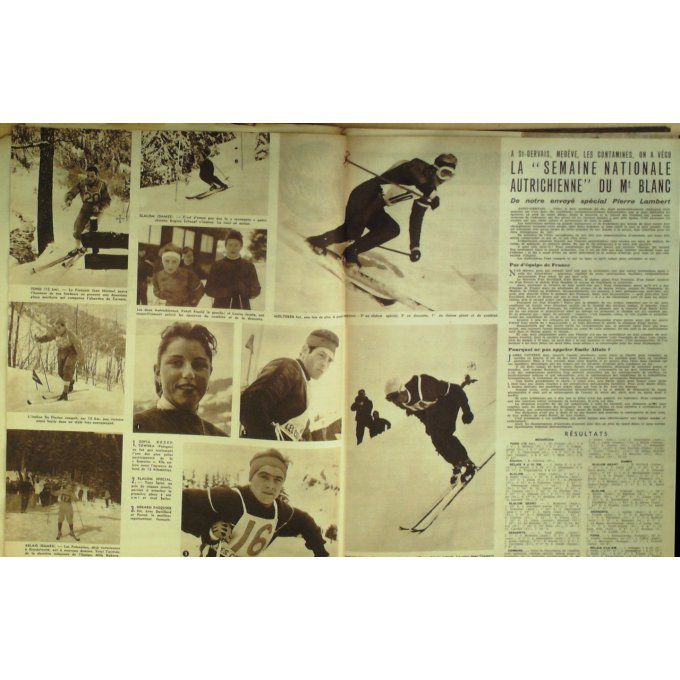 Miroir Sprint 1955 n° 450 24/01 PRAT FRANCE IRLANDE MARIE PIRIE FORLINI STENFFTLEBEN