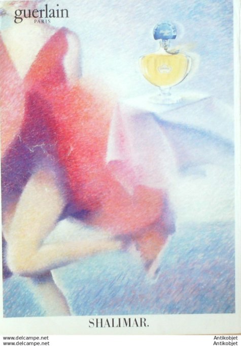 Publicite Cosmetique Guerlain Shalimar 1990