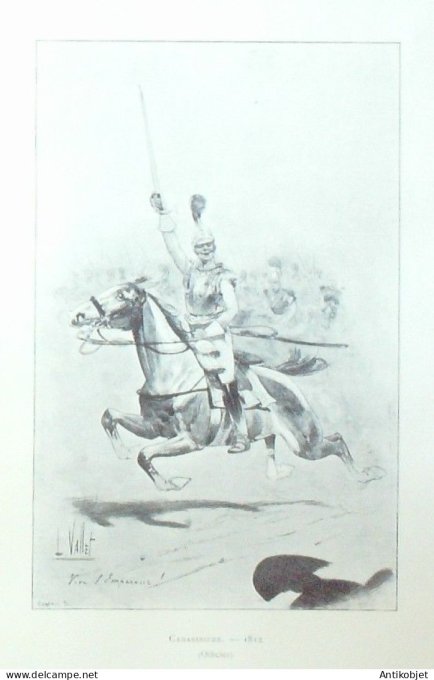 Carabinier en 1812 signé Louis Vallet