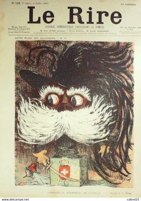 Le Rire 1897 n°139 Cadel Métivet Engel Delaw Huard Radiguet Engel