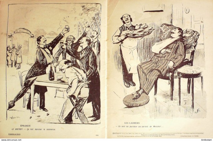 L'Assiette au beurre 1907 # 304 Le Duel Berger René