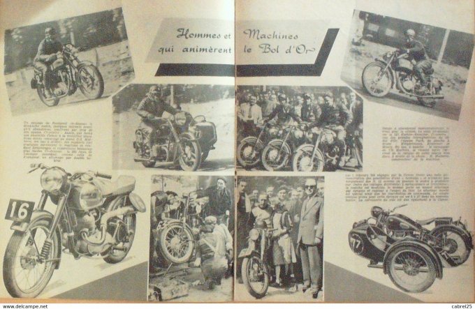 Moto Revue 1951 n° 1037 Rossignol Java 350 Sidecar 750 sidecar Deronne Verurocgen