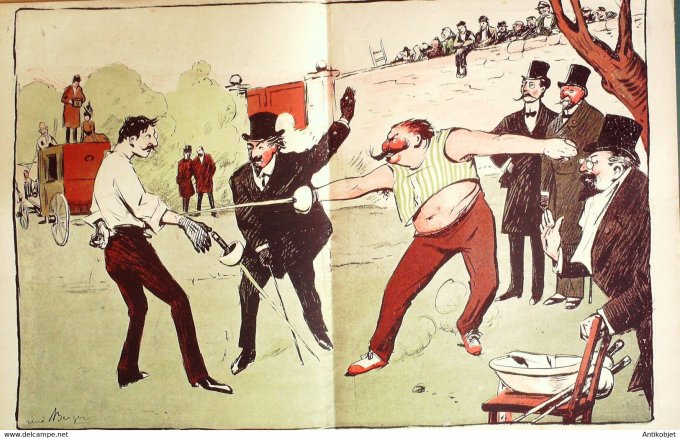 L'Assiette au beurre 1907 # 304 Le Duel Berger René