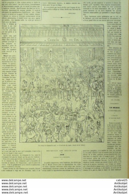 Le Monde illustré 1868 n°587 Serbie Milano Pbrenovicht La Fleche (72) Prytanee Belgique Liège