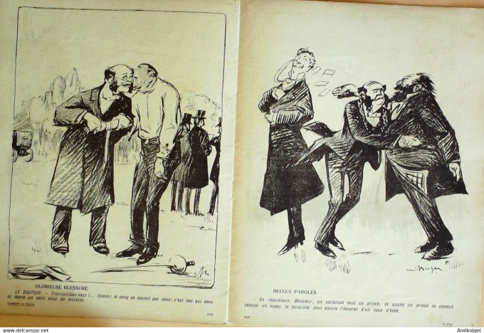 L'Assiette au beurre 1907 # 304 Le Duel Berger René