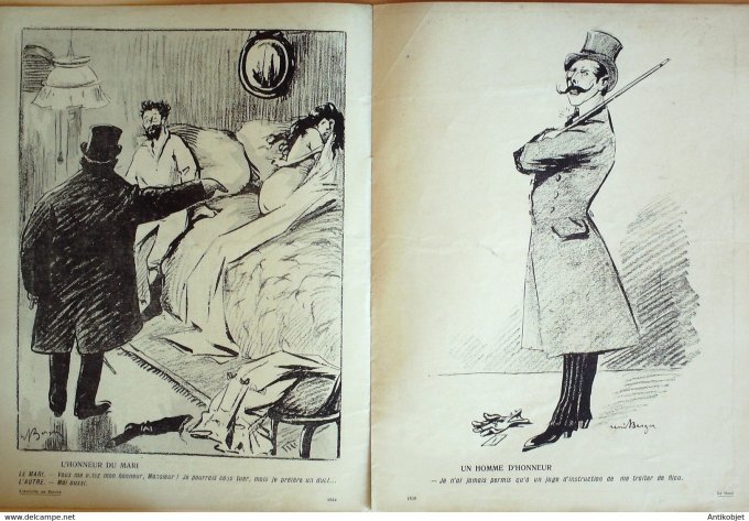 L'Assiette au beurre 1907 # 304 Le Duel Berger René
