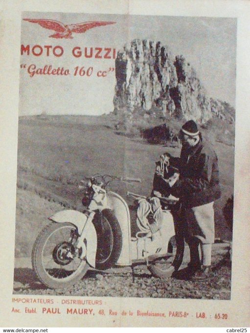 Moto Revue 1951 n° 1037 Rossignol Java 350 Sidecar 750 sidecar Deronne Verurocgen