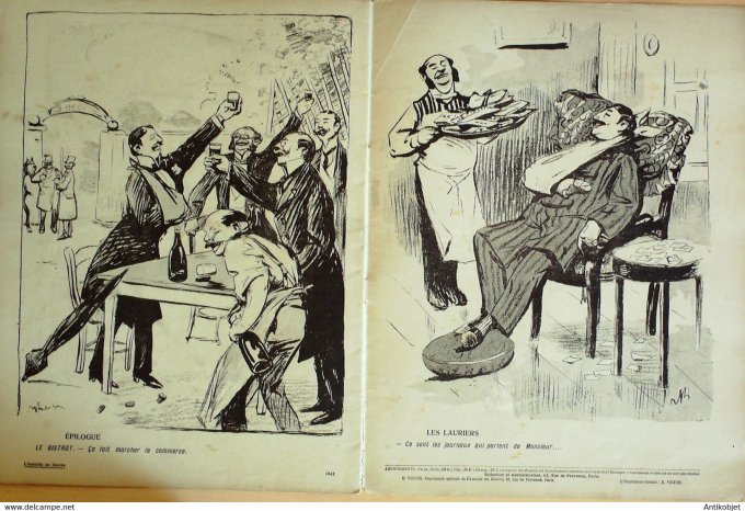 L'Assiette au beurre 1907 # 304 Le Duel Berger René
