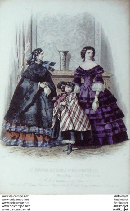 Journal des Dames Demoiselles 1857 # 510 (Maison Alexandrine)