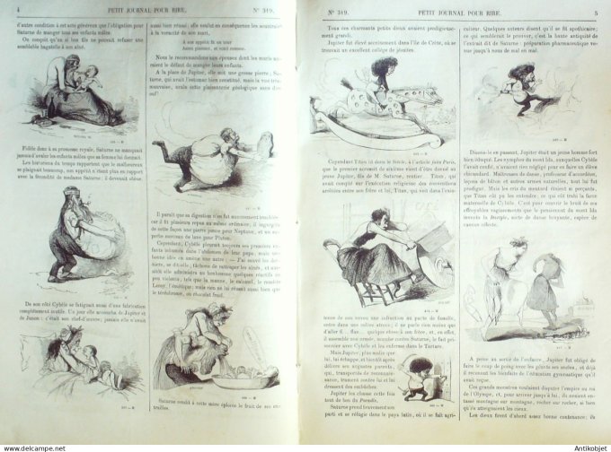 Petit journal pour Rire 1860 # 319 Un poisson d'Avril Grevin