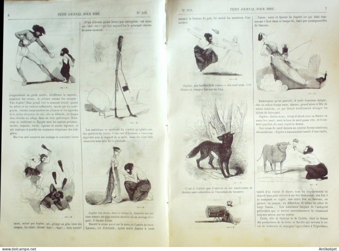 Petit journal pour Rire 1860 # 319 Un poisson d'Avril Grevin