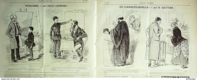 Le Journal Amusant 1889 # 1695 Grelots par Mars