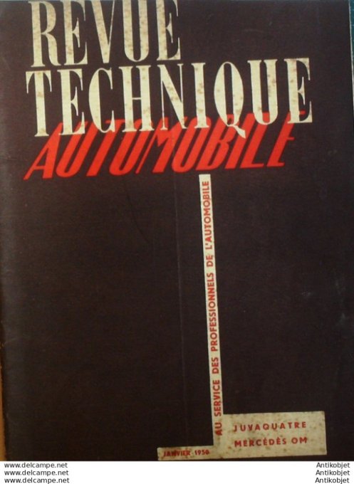 R.T Automobile Renault Juvaquatre Mercedes OM 1950