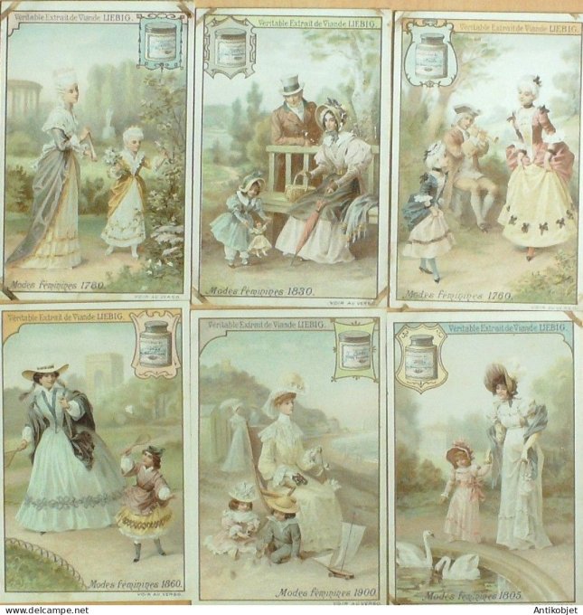 Chromo Liebig Sang  825 Modes feminines (1905)